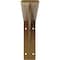 Ekena Millwork Embrey Steel Bracket, Hammered Gold 2"W x 16"D x 6 1/2"H BKTM02X16X06EBHGO - alternate 9
